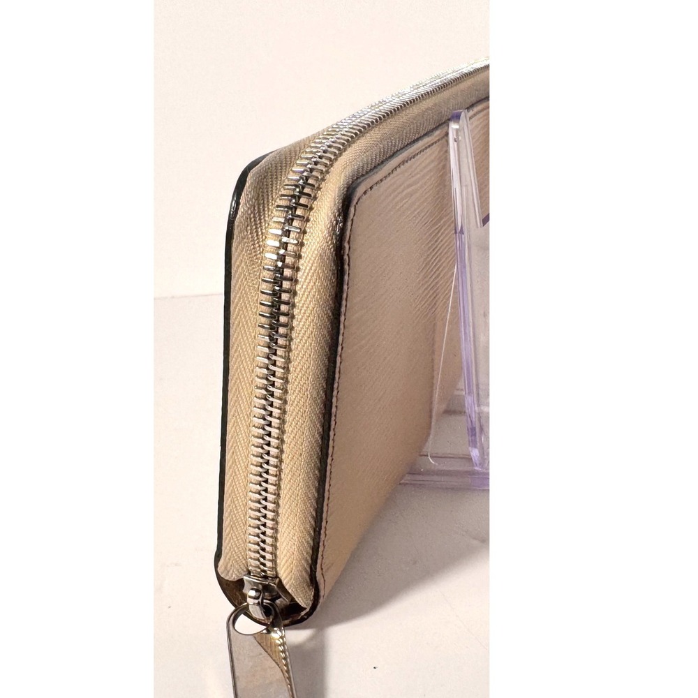 Louis Vuitton Zippy long Wallet Beige Epi Leather Silver Hardware EUC - Picture 3 of 13